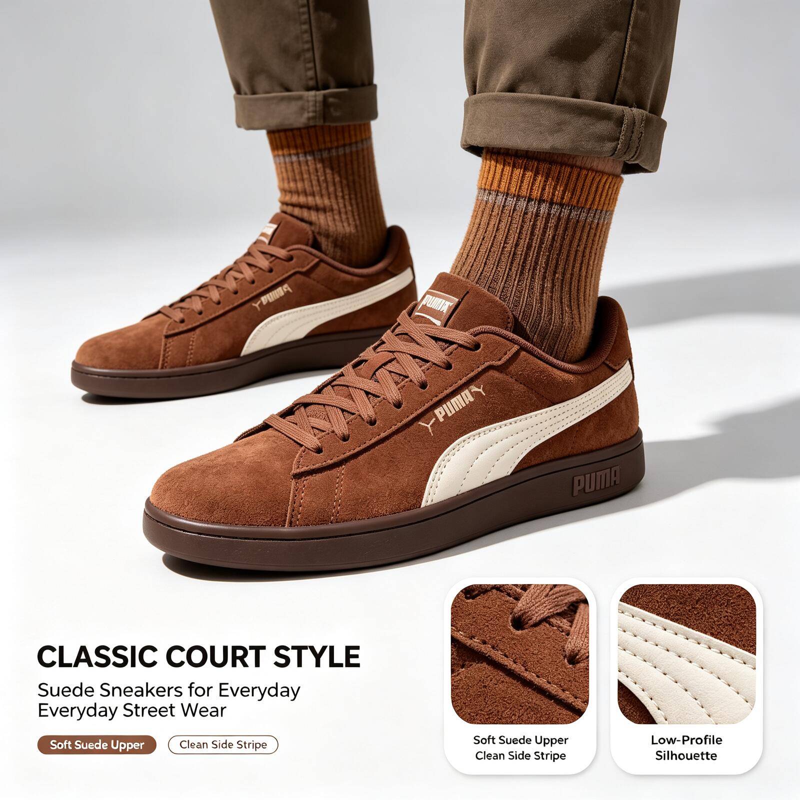 Men Shoes Puma - 새로운 푸마 레트로 캐주얼 스니커즈 스웨이드