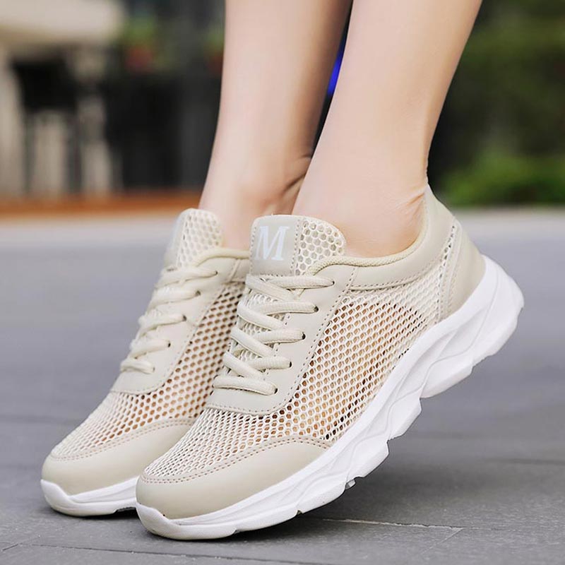 Men Shoes Online Shopping - 새로운 여름 통기성 운동화 여성 메쉬