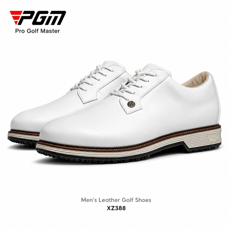 Men Shoes Eu To Us Size - PGM 남성용 소가죽 골프화 스파이크리스 미끄럼