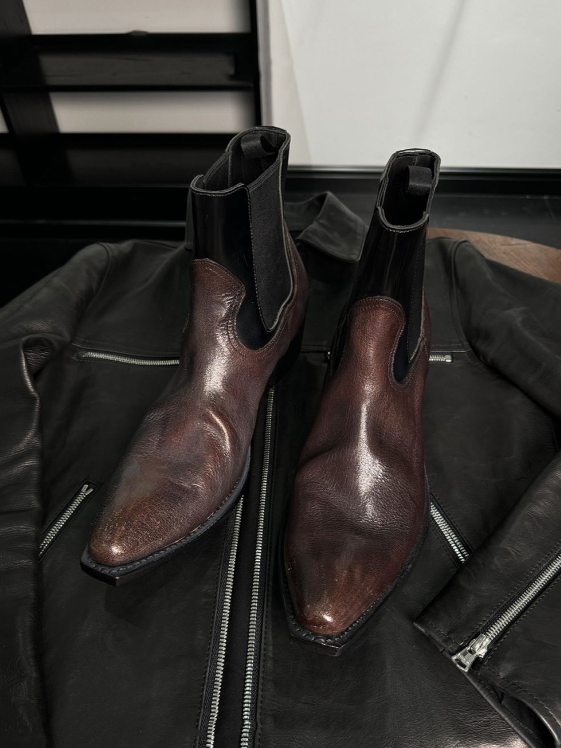 Men'S Shoes Smart - 남성용 블랙 가죽 첼시 부츠, 세련된
