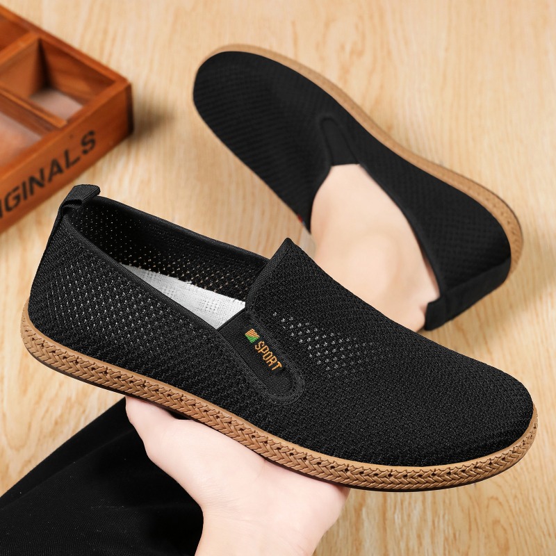 남성용 옛날 북경 스타일 슬립온 워킹화 통기성 경량 미 - Men'S Shoes For Wide Feet 리뷰 및 가격