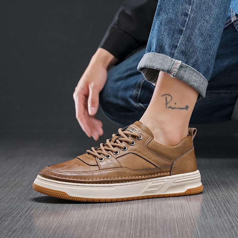 빈티지 남성 브로그 슈즈 본디드 레더 디스트레스드 마감 - Men'S Shoes Smart 리뷰 및 가격