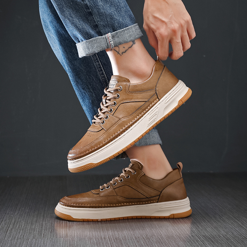 빈티지 남성 브로그 슈즈 본디드 레더 디스트레스드 마감 - Men'S Shoes Smart 리뷰 및 가격
