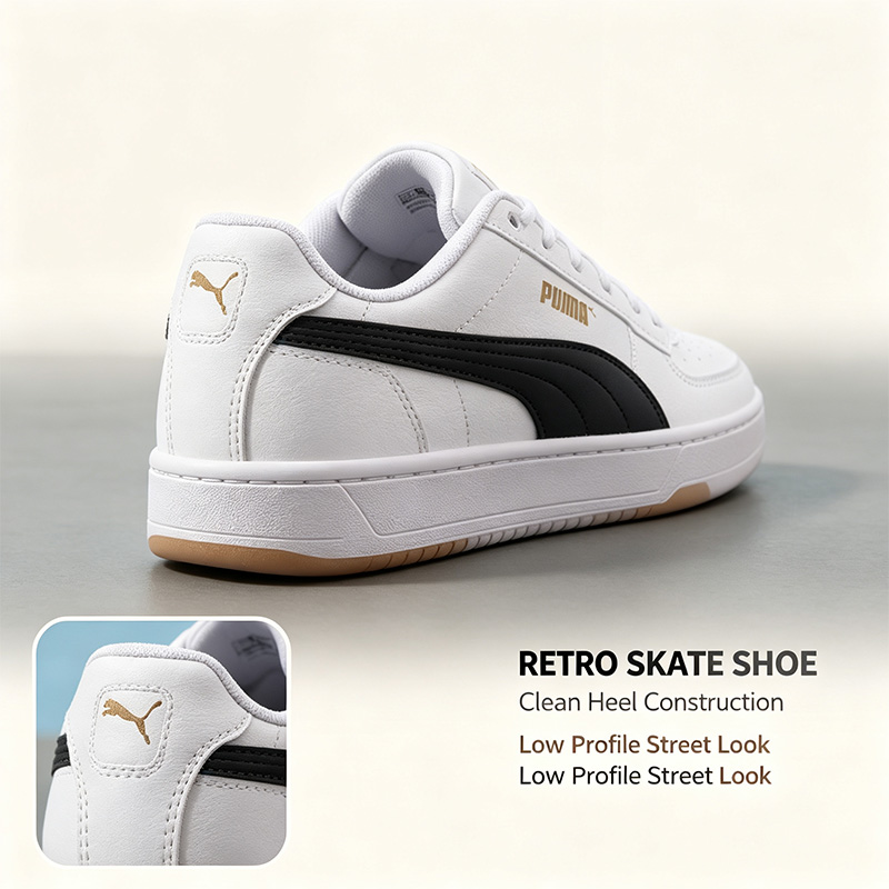 PUMA 남성 화이트 블랙 로우탑 스니커즈 클래식 레트 - Men Shoes Puma 리뷰 및 가격