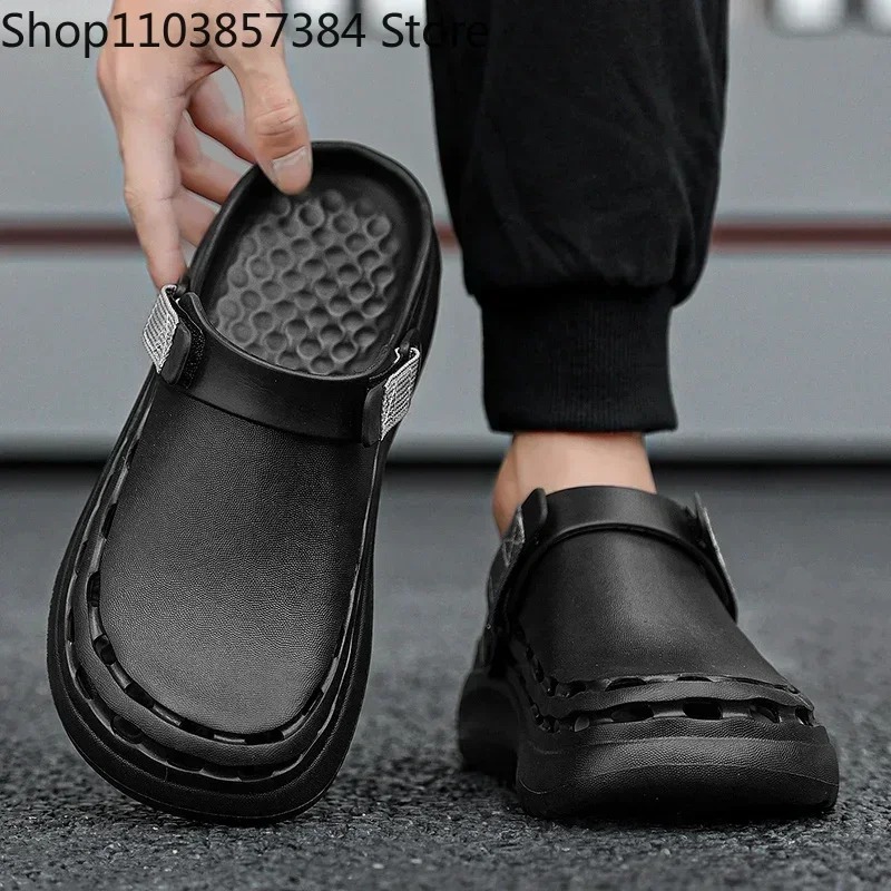 여름 남성 샌들 가벼운 EVA 남성 캐주얼 슈즈 홀 슈 - Men Shoes Xxl 리뷰 및 가격