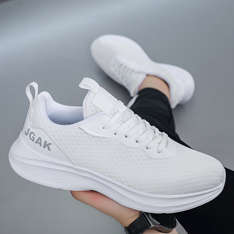 남성용 초경량 메쉬 화이트 스니커즈, 통기성 좋은 여름 - Men Shoes Eu To Us Size 리뷰 및 가격
