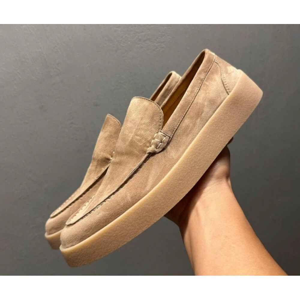 럭셔리 베이지 스웨이드 플랫폼 로퍼 – 하루 종일 편안 - Men'S Shoes Smart 리뷰 및 가격