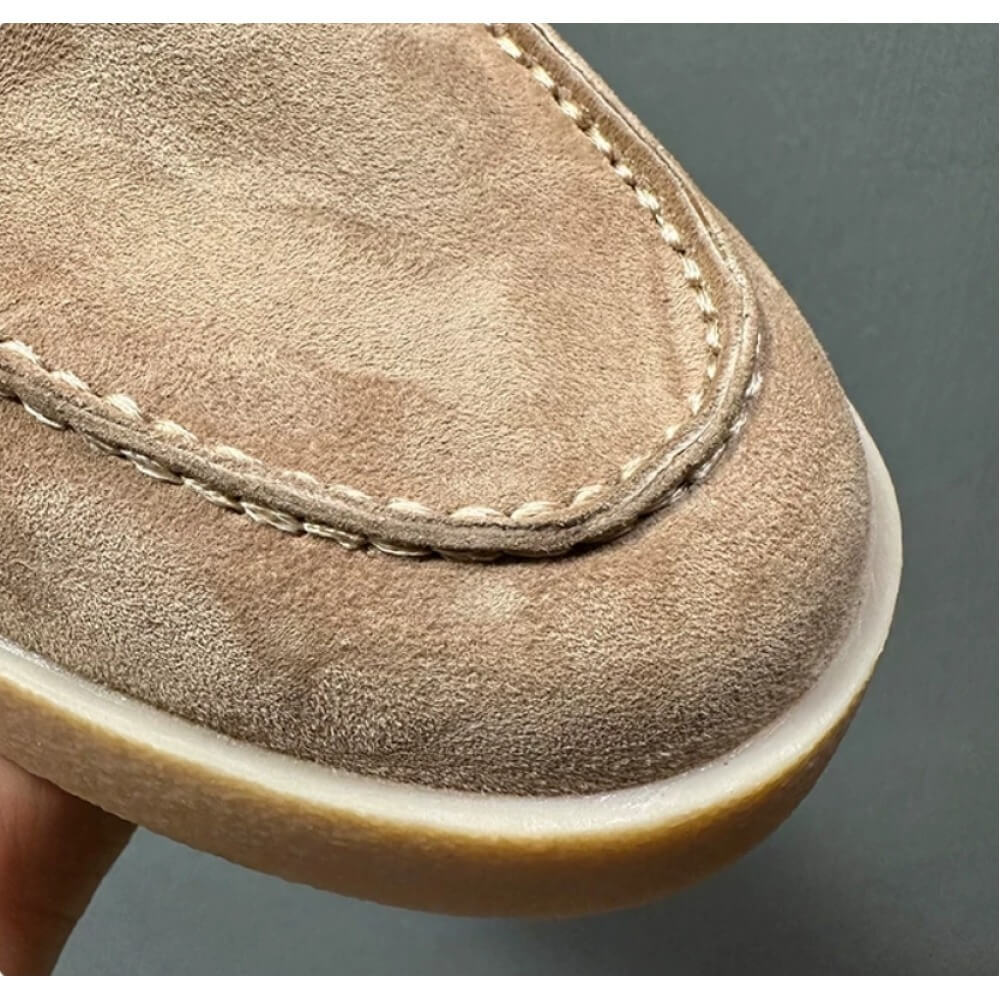 럭셔리 베이지 스웨이드 플랫폼 로퍼 – 하루 종일 편안 - Men'S Shoes Smart 리뷰 및 가격