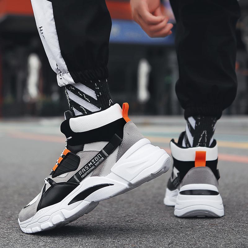 높은 최고 남성 스포츠 신발 통기성 메쉬 운동화 높은  - Men Shoes Types Name 리뷰 및 가격