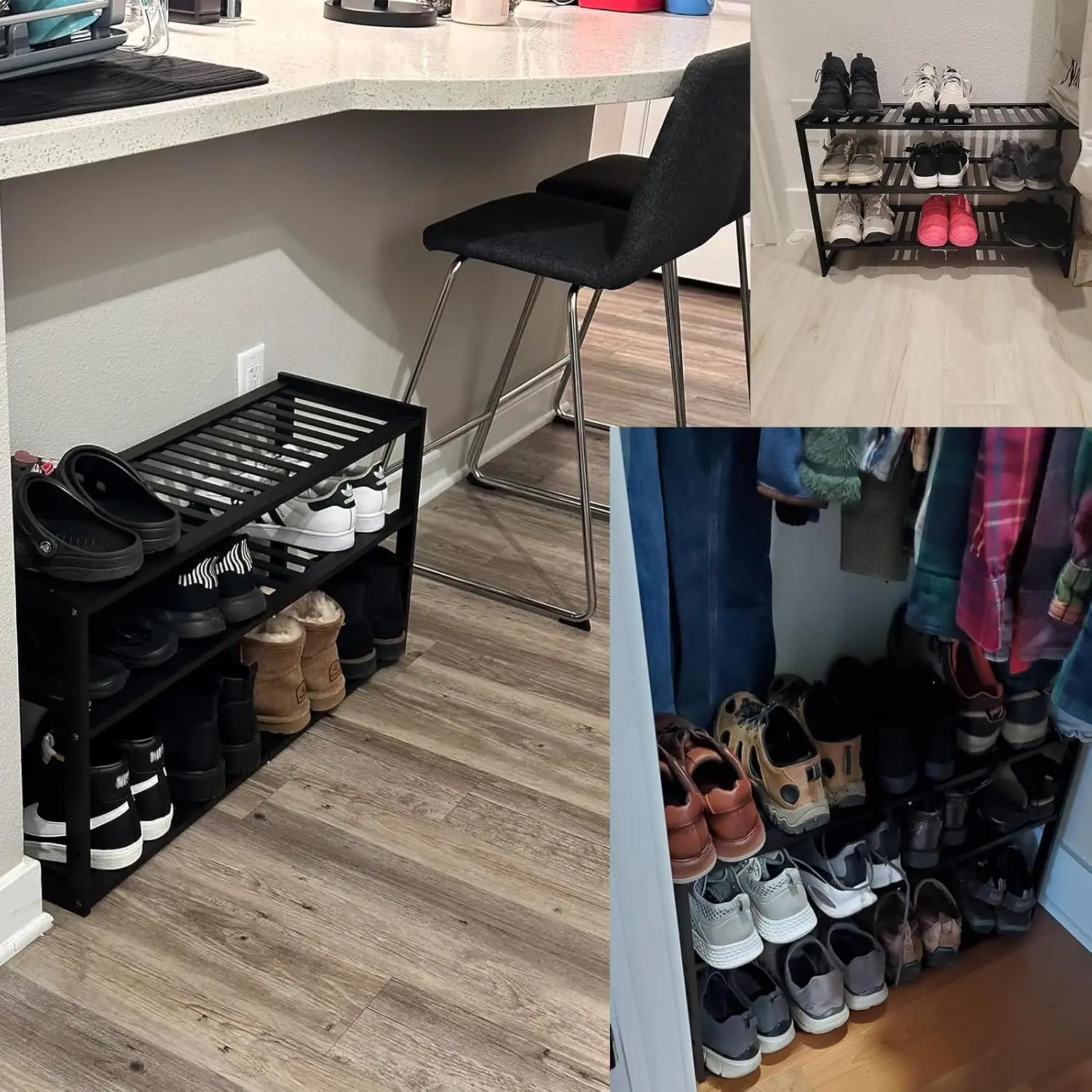 3단 32.5인치 대나무 신발장 (옷장, 현관, 침실, - Men Shoes Rack 리뷰 및 가격