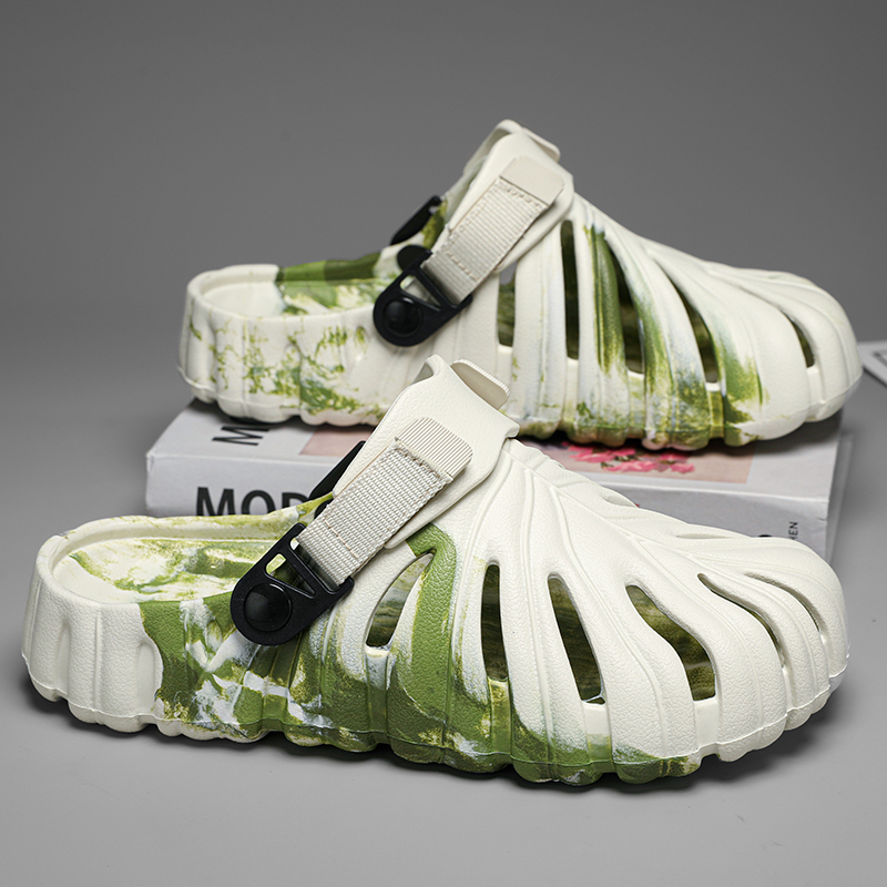 위장 샌들 Monstera Deliciosa 슬리퍼 여 - Men Shoes Eu To Us Size 리뷰 및 가격