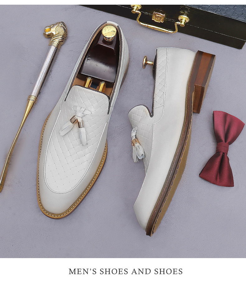 남성용 인조 가죽 페니 로퍼, 정교한 직조 질감의 태슬 - Men'S Shoes Smart 리뷰 및 가격