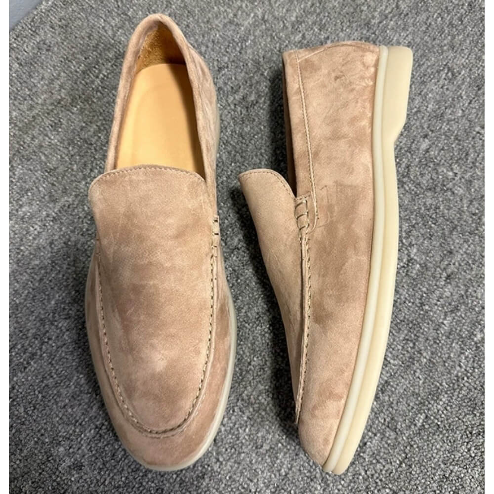 럭셔리 베이지 스웨이드 캐주얼 로퍼 – 하루 종일 편안 - Men'S Shoes Smart 리뷰 및 가격