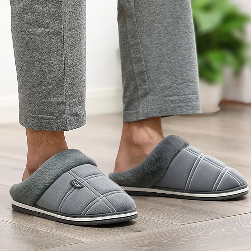 남성용 EVA 하우스 슬리퍼 격자 무늬 따뜻하고 부드럽 - Men Shoes Xxl 리뷰 및 가격